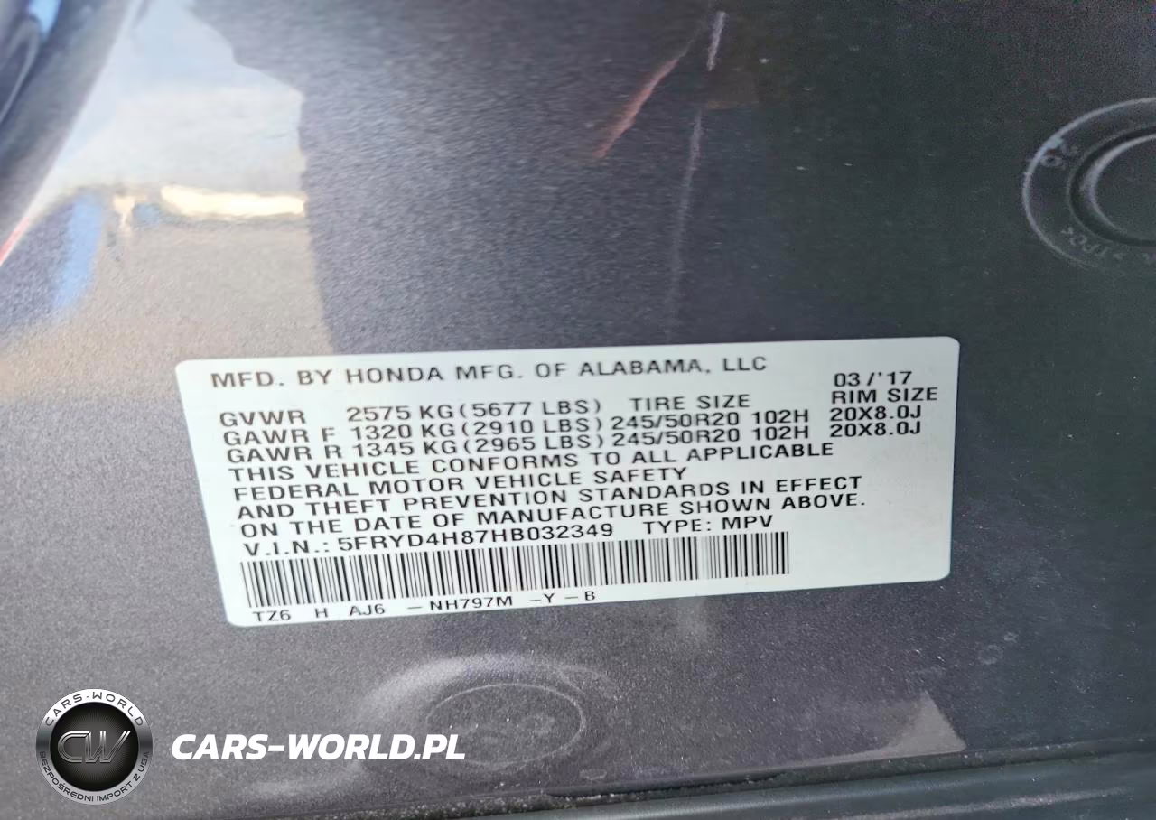 2017 Acura Mdx VIN:5FRYD4H87HB032349 - 13