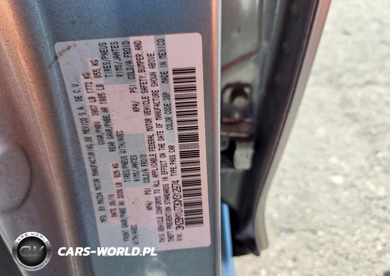 2016 Mazda 3 Sport VIN:3MZBM1U73GM312974 - 13