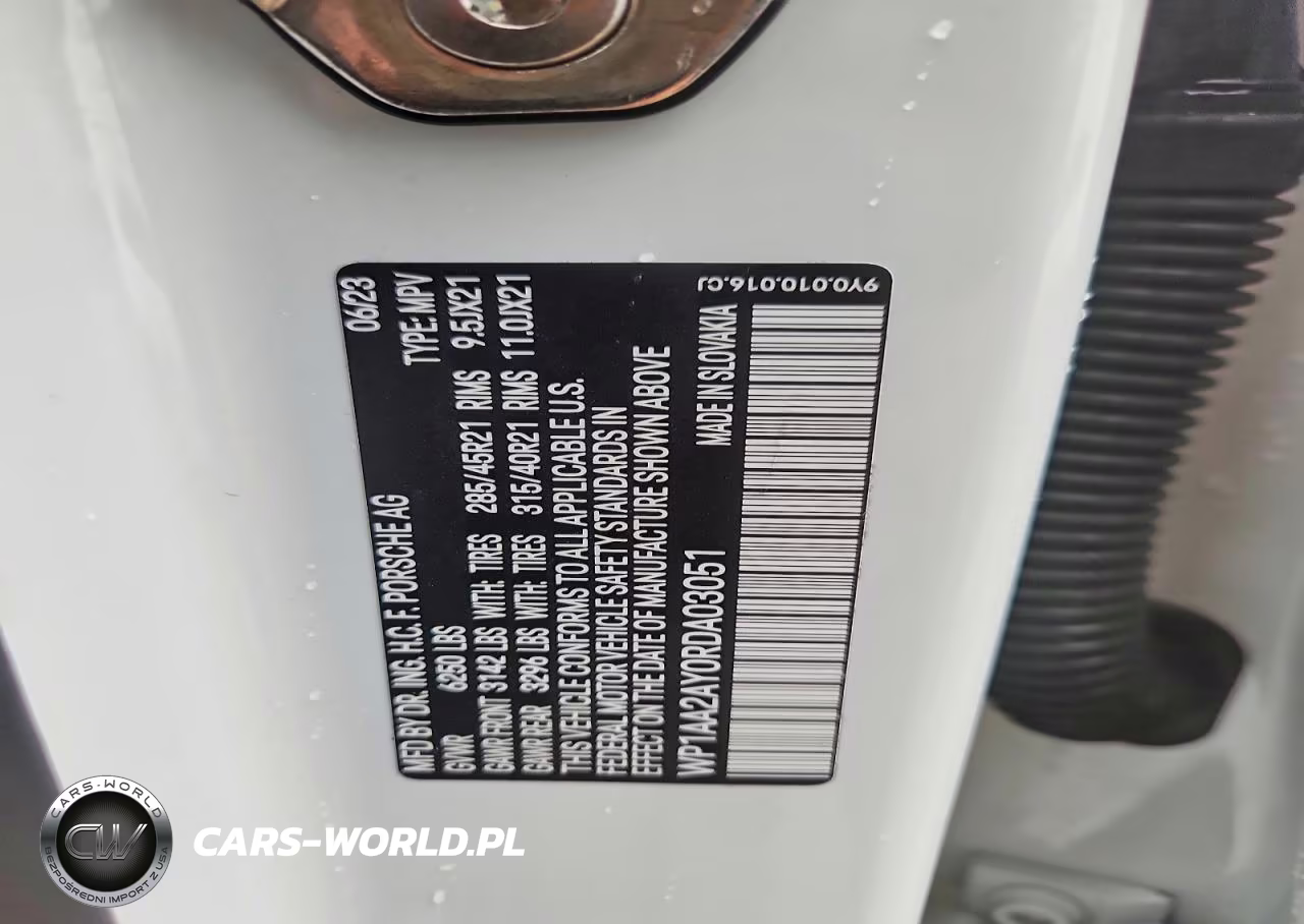 2024 Porsche Cayenne VIN:WP1AA2AY0RDA03051 - 12