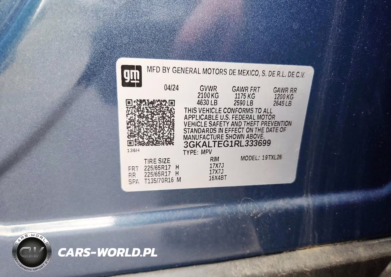 2024 GMC Terrain Sle VIN:3GKALTEG1RL333699 - 14