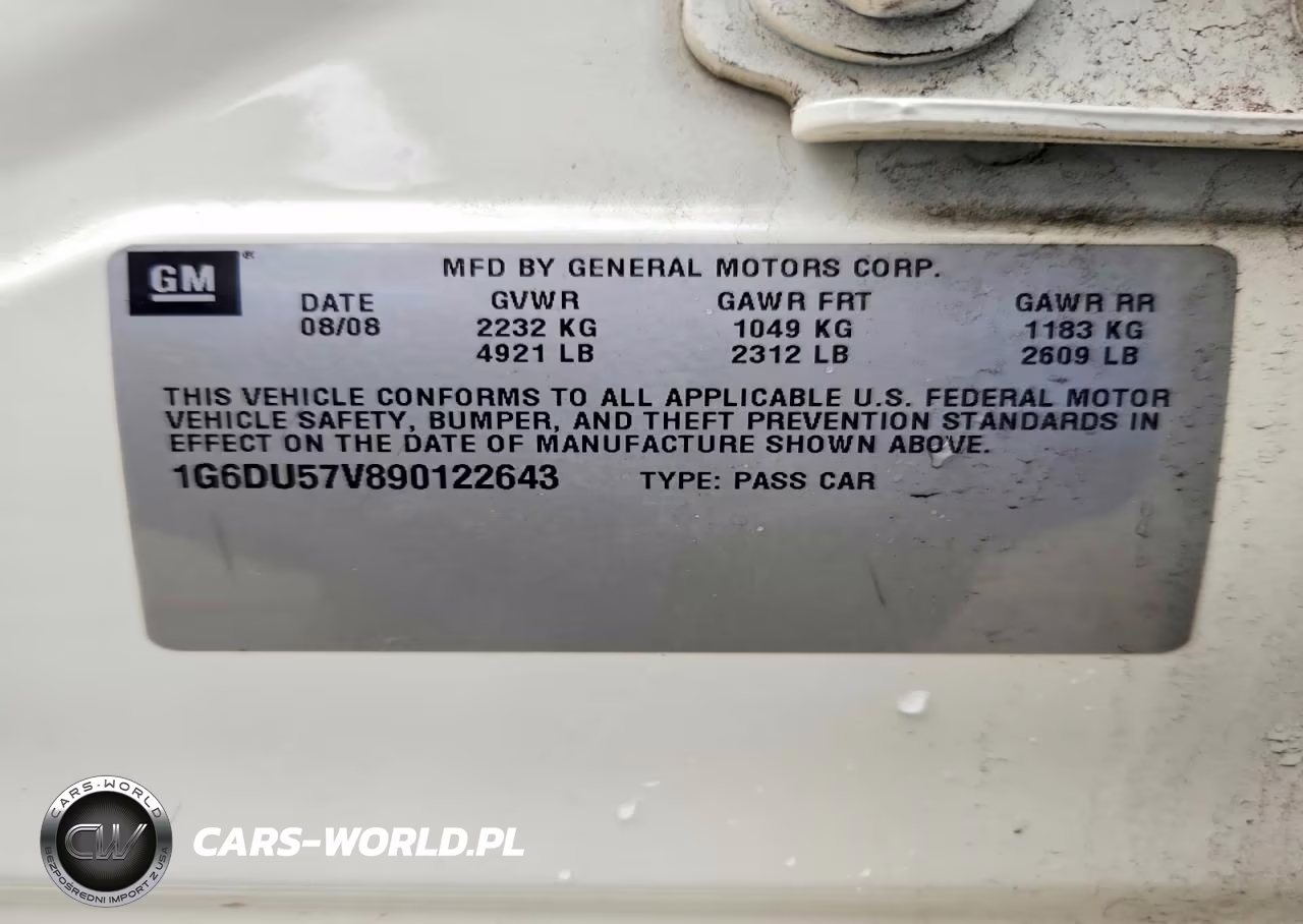 2009 Cadillac Cts Hi Feature V6 VIN:1G6DU57V890122643 - 12