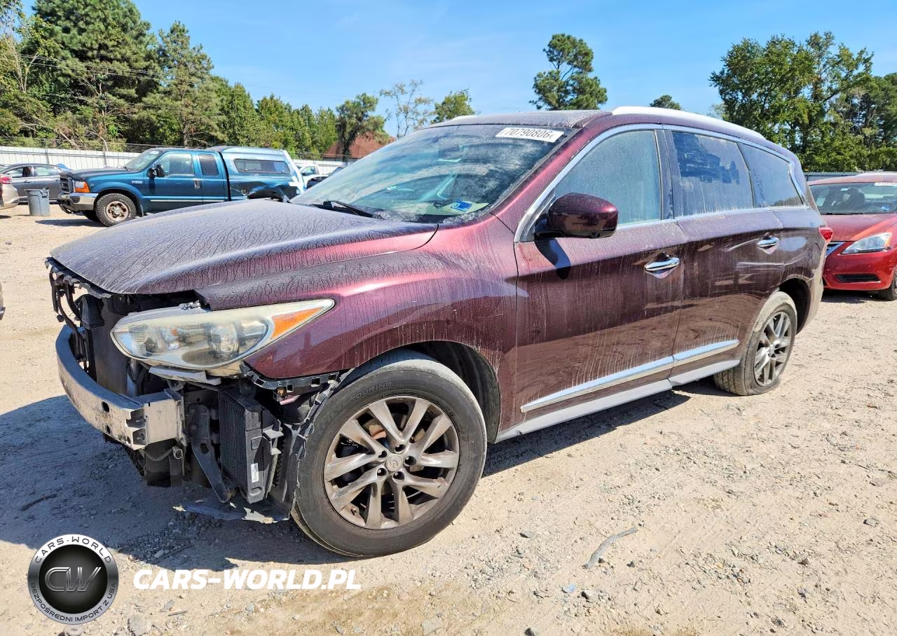 2013 Infiniti Jx35 Base VIN:5N1AL0MM0DC337647 - 1