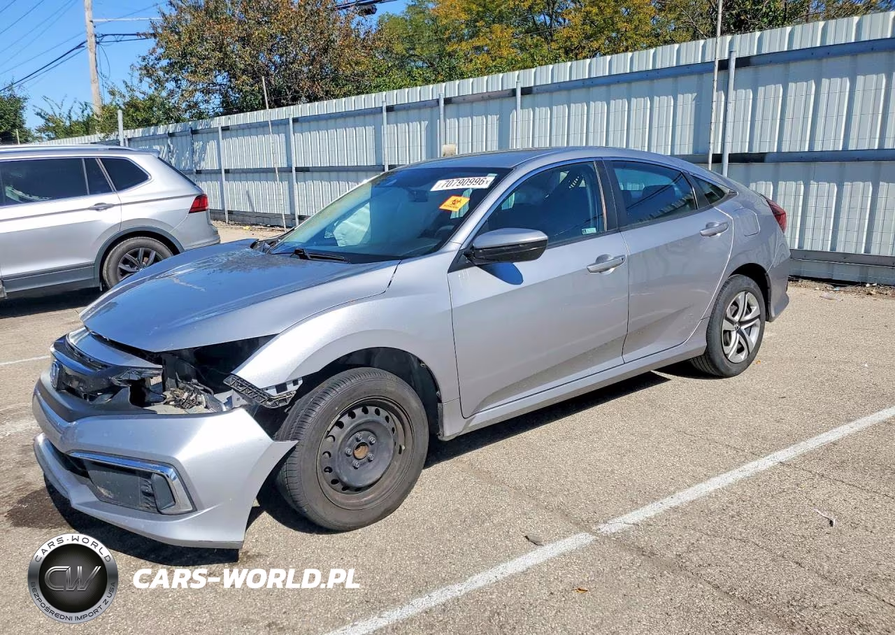 2019 Honda Civic Lx VIN:2HGFC2F66KH511026 - 1