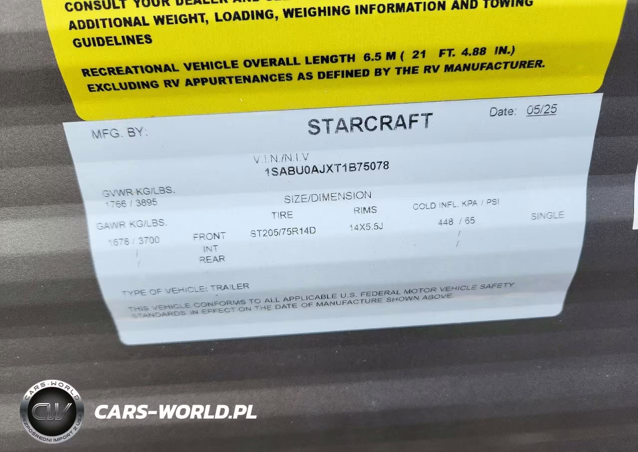 2026 Starcraft Ar One Max Camper VIN:1SABU0AJXT1B75078 - 10
