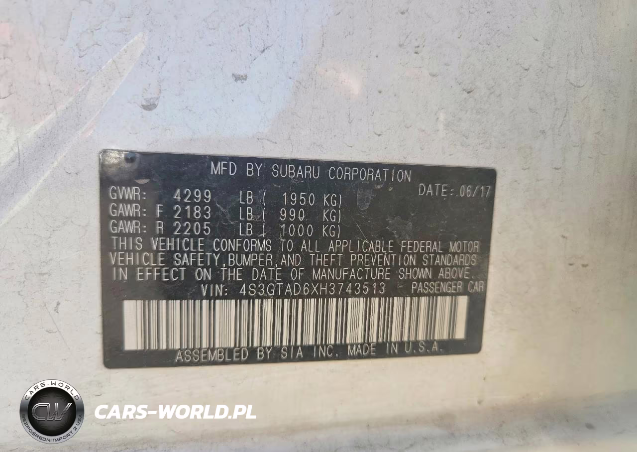 2017 Subaru Impreza Premium Plus VIN:4S3GTAD6XH3743513 - 13