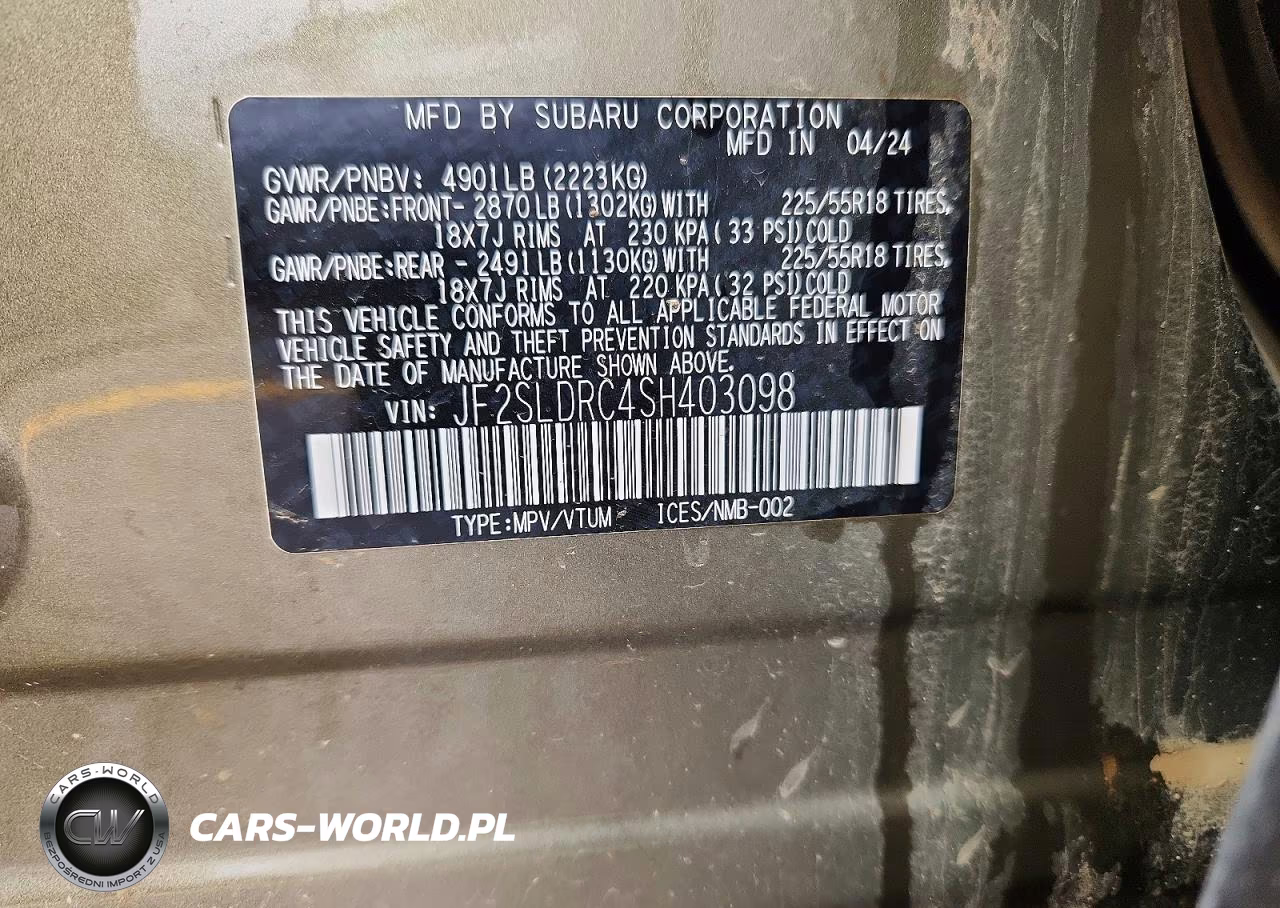 2025 Subaru Forester Limited VIN:JF2SLDRC4SH403098 - 12