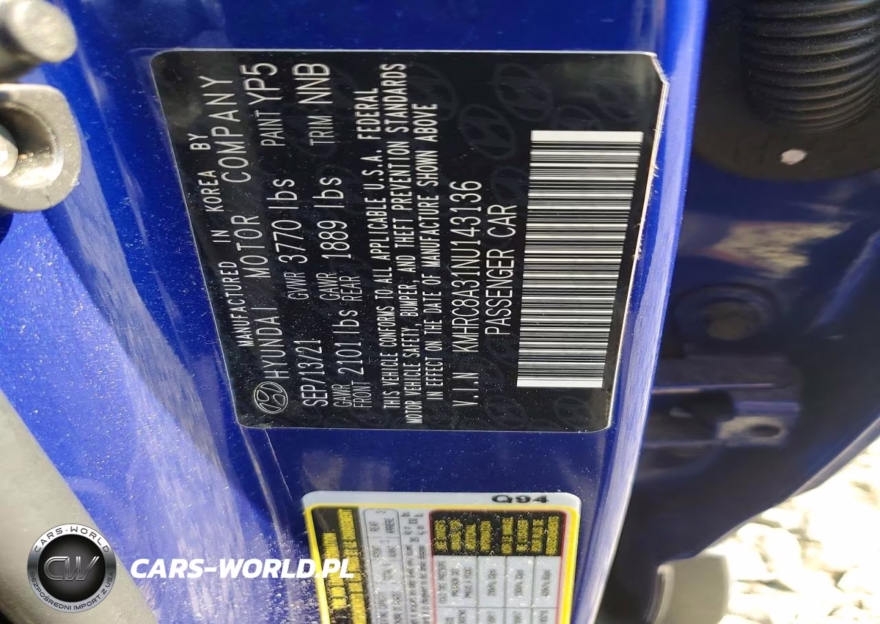 2022 Hyundai Venue Limited VIN:KMHRC8A31NU143136 - 12