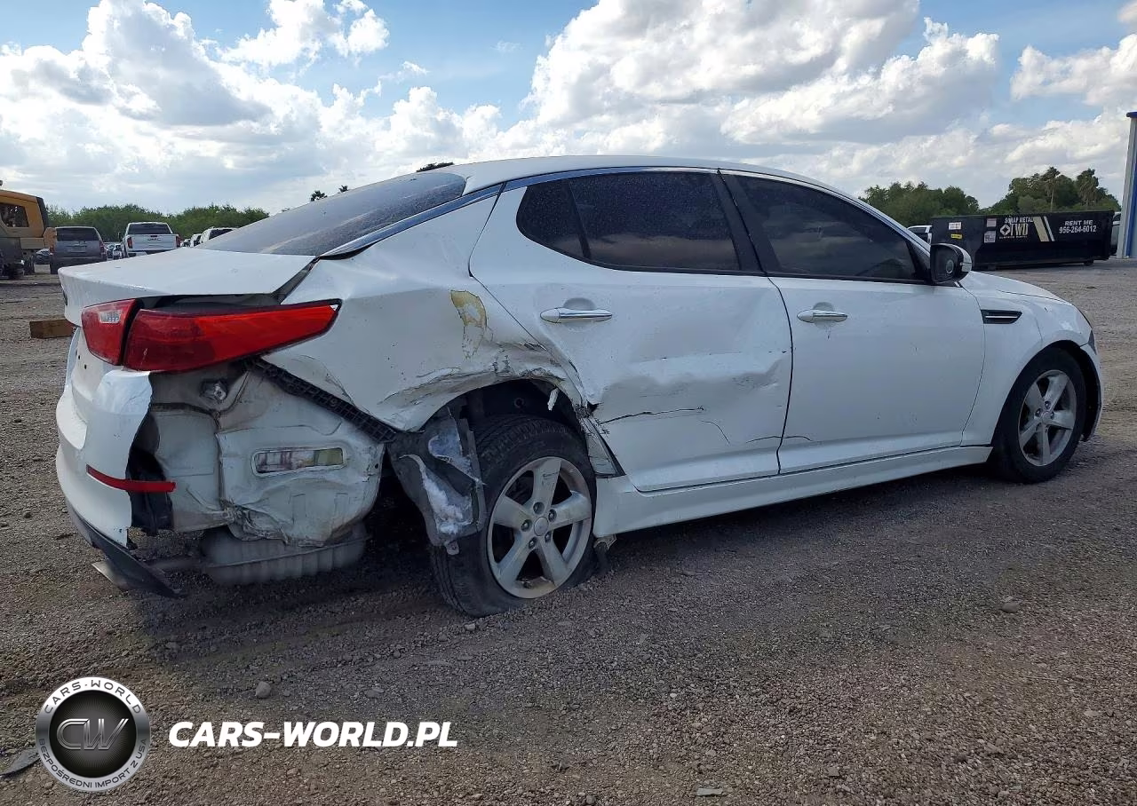 2015 Kia Optima Lx VIN:KNAGM4A77F5532490 - 3