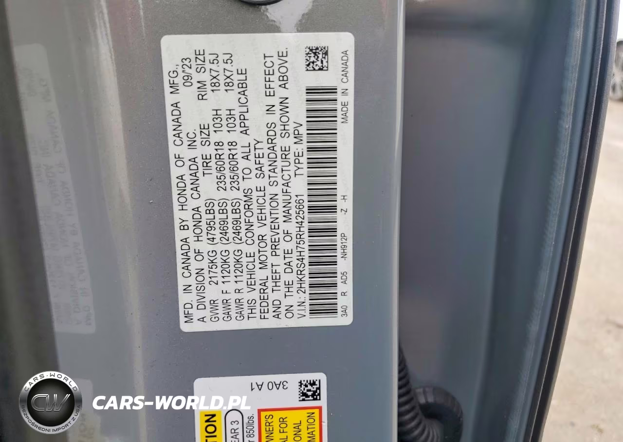 2024 Honda Cr-V Exl VIN:2HKRS4H75RH425661 - 13