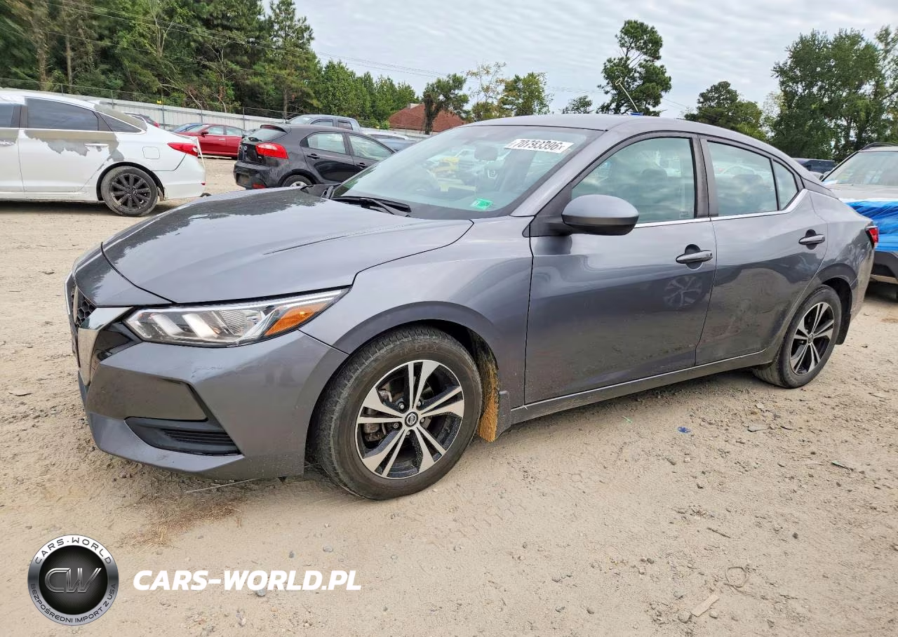 2022 Nissan Sentra Sv VIN:3N1AB8CV7NY205111 - 1