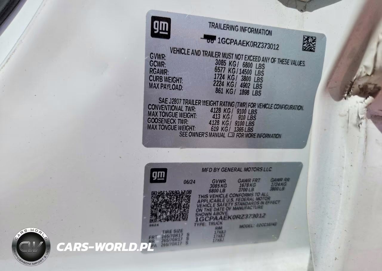 2024 Chevrolet Silverado C1500 VIN:1GCPAAEK0RZ373012 - 12