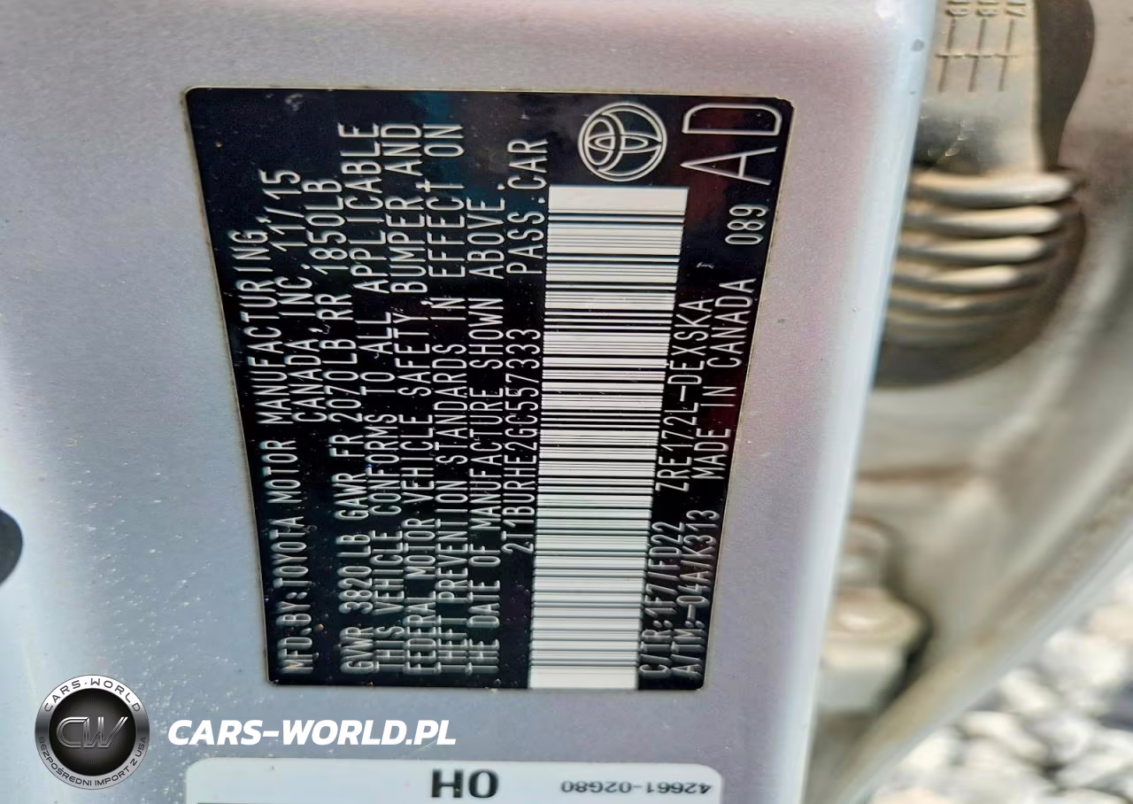 2016 Toyota Corolla S Plus VIN:2T1BURHE2GC557333 - 12