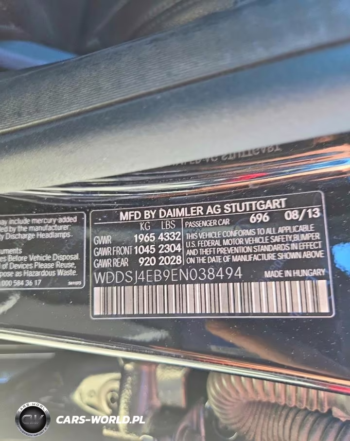 2014 Mercedes-Benz Cla 250 VIN:WDDSJ4EB9EN038494 - 12