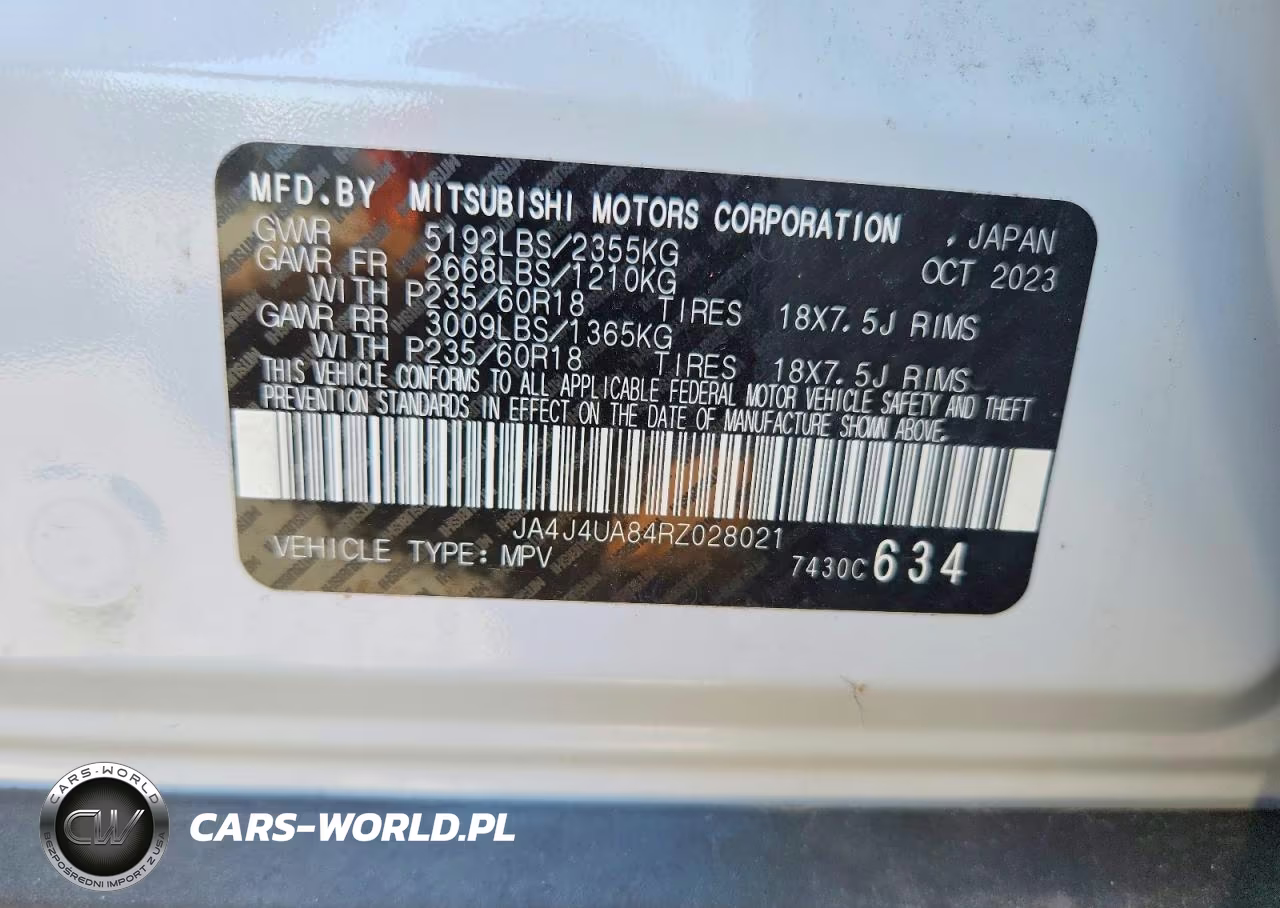 2024 Mitsubishi Outlander Es VIN:JA4J4UA84RZ028021 - 13