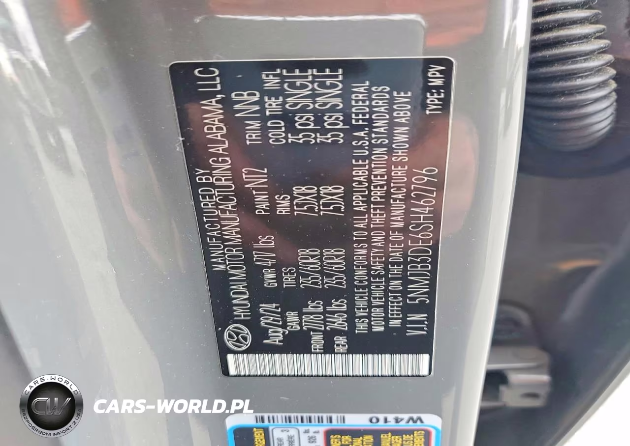 2025 Hyundai Tucson Sel VIN:5NMJB3DE6SH462796 - 13