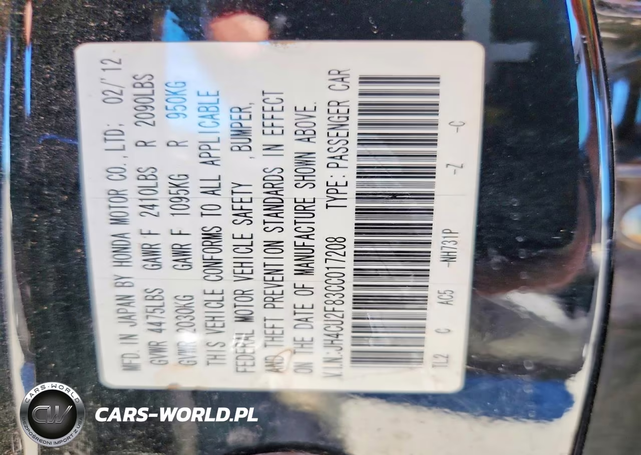 2012 Acura Tsx Se VIN:JH4CU2F83CC017208 - 12