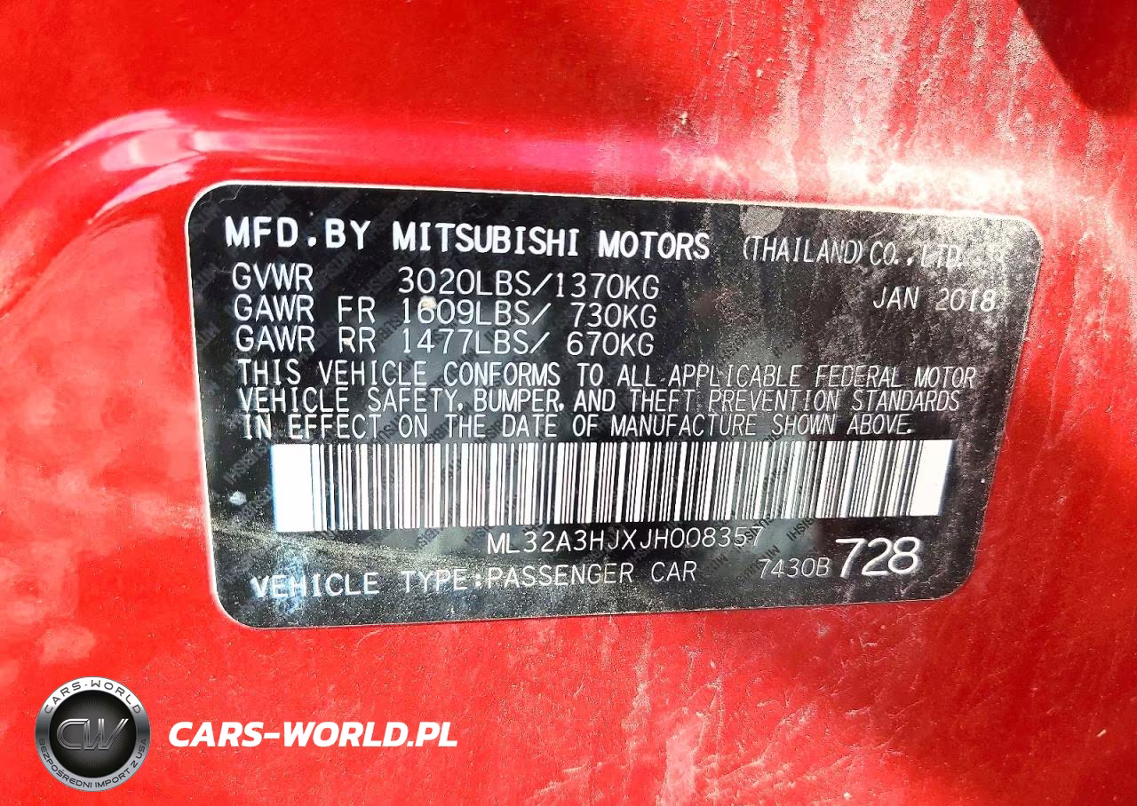 2018 Mitsubishi Mirage Es VIN:ML32A3HJXJH008357 - 12