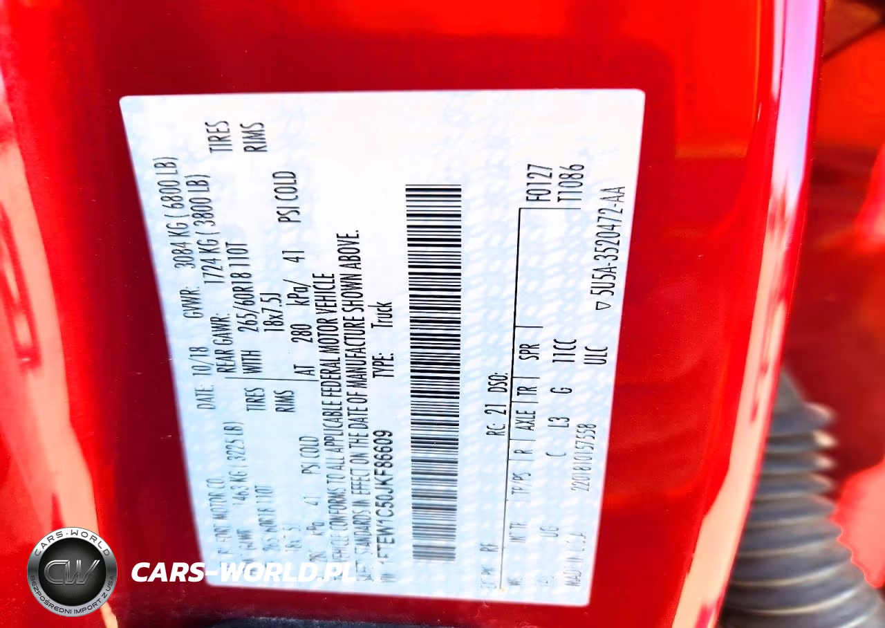 2018 Ford F150 Supercrew VIN:1FTEW1C50JKF86609 - 12