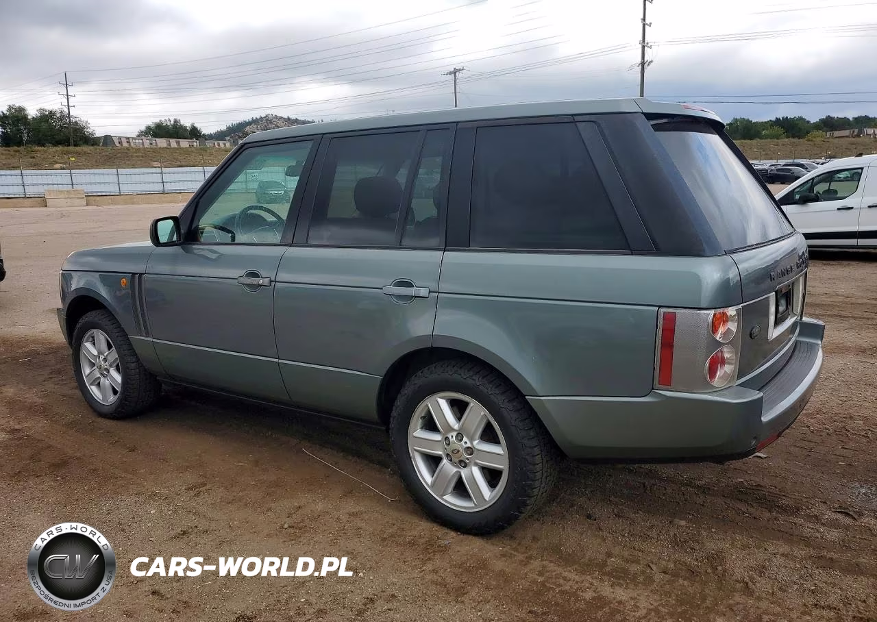 2003 Land Rover Range Rover Hse VIN:SALME11423A124210 - 2