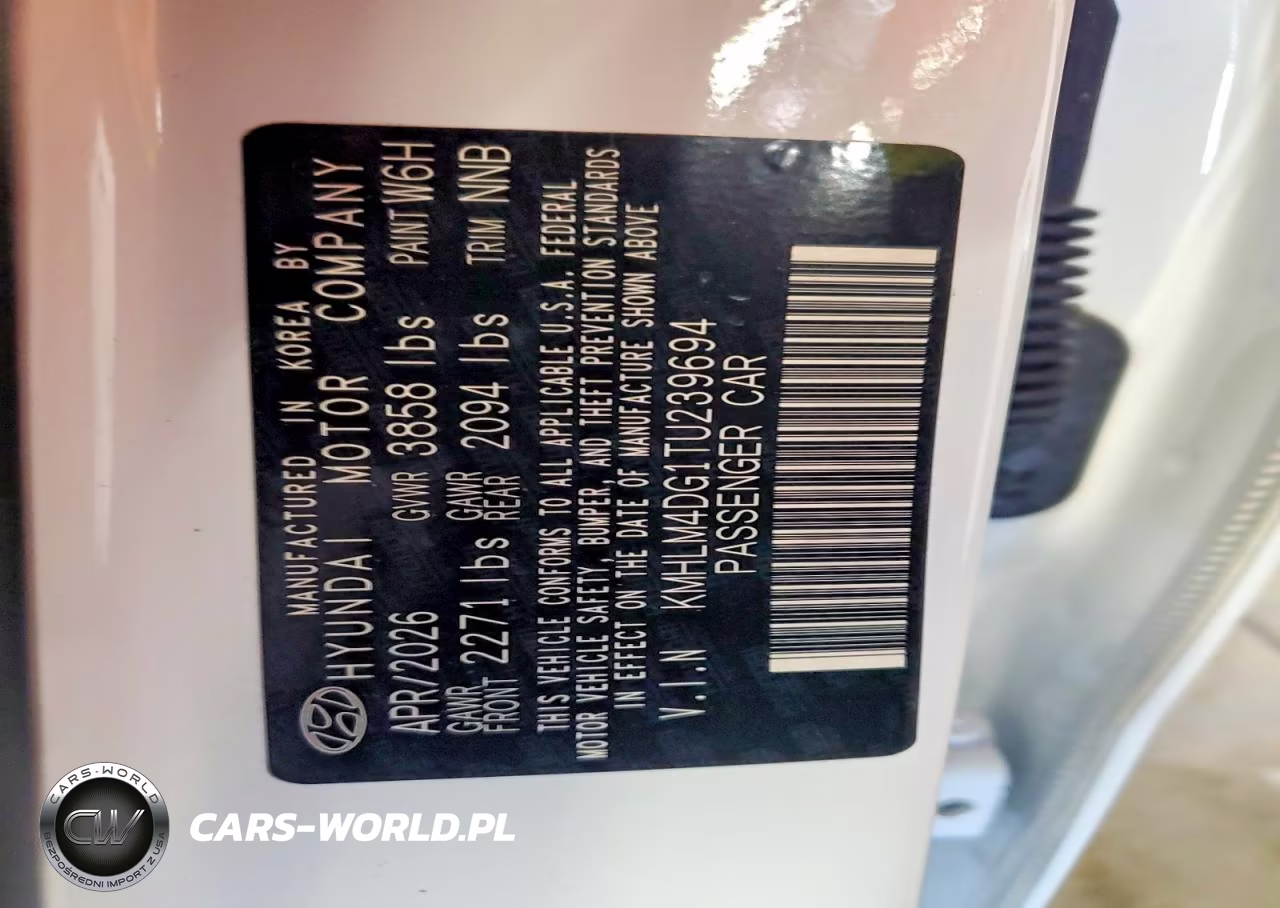 2026 Hyundai Elantra Sel Sport VIN:KMHLM4DG1TU239694 - 12