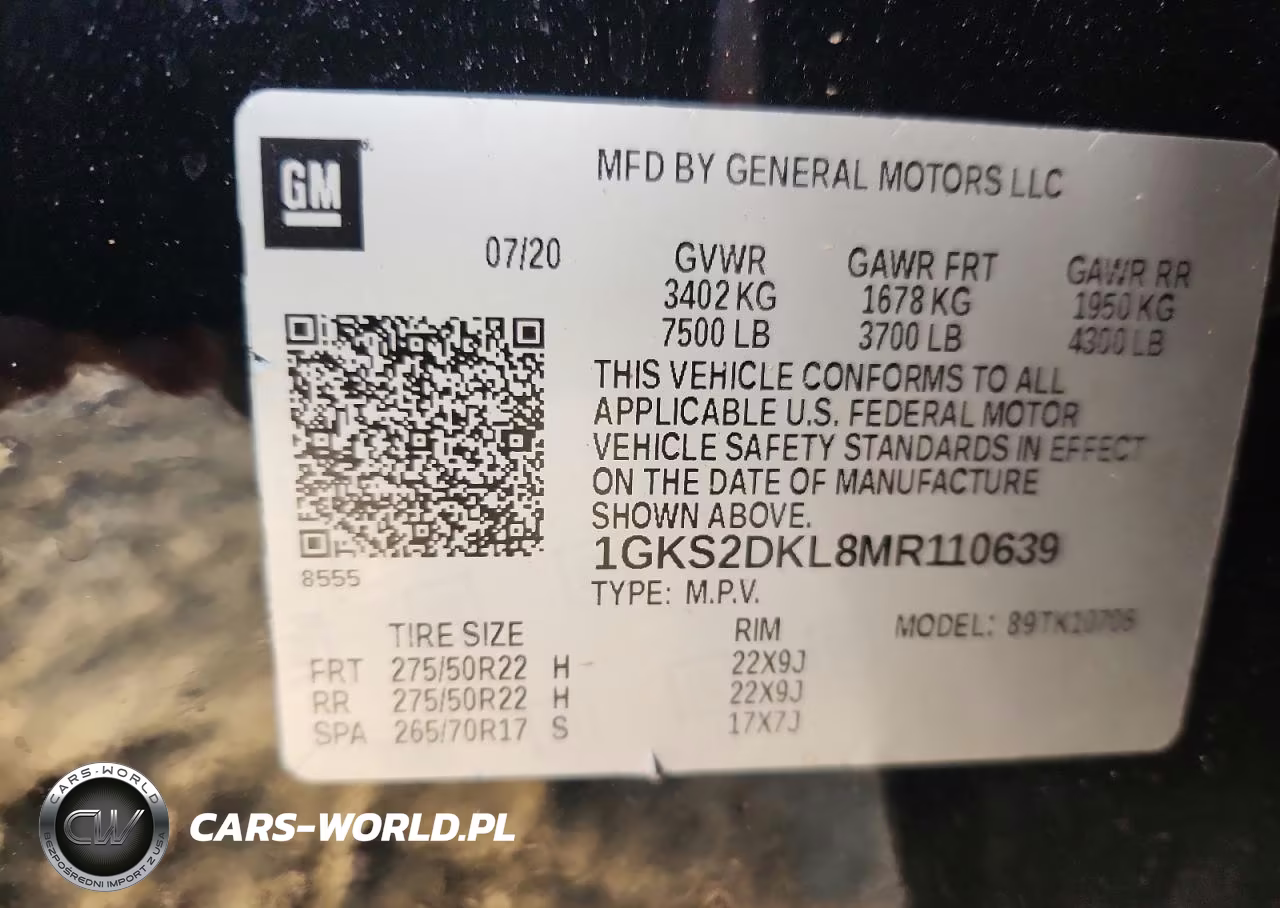 2021 GMC Yukon Denali VIN:1GKS2DKL8MR110639 - 13