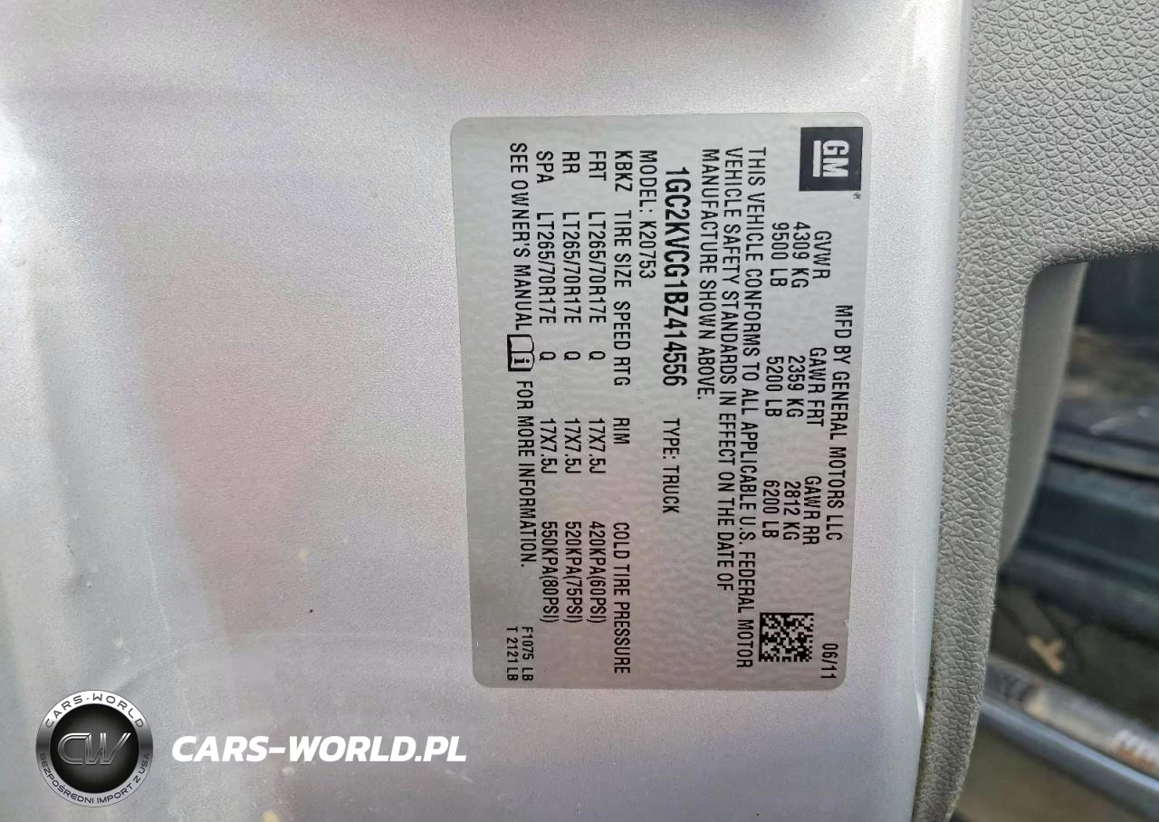 2011 Chevrolet Silverado K2500 Heavy Duty VIN:1GC2KVCG1BZ414556 - 12