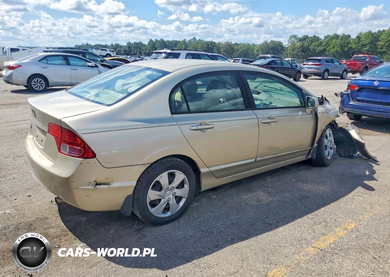 2008 Honda Civic Lx VIN:1HGFA16508L117427 - 3