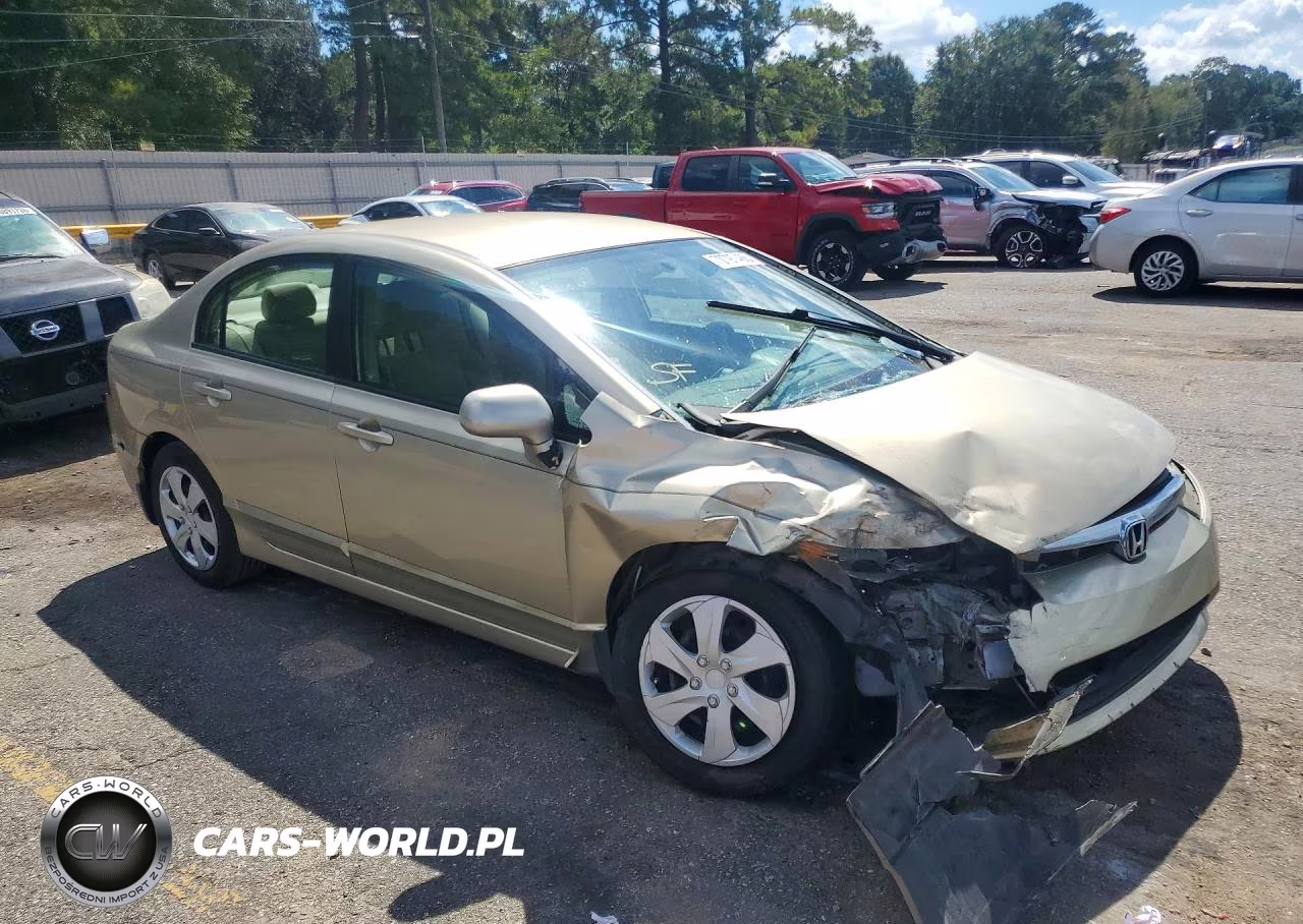 2008 Honda Civic Lx VIN:1HGFA16508L117427 - 4