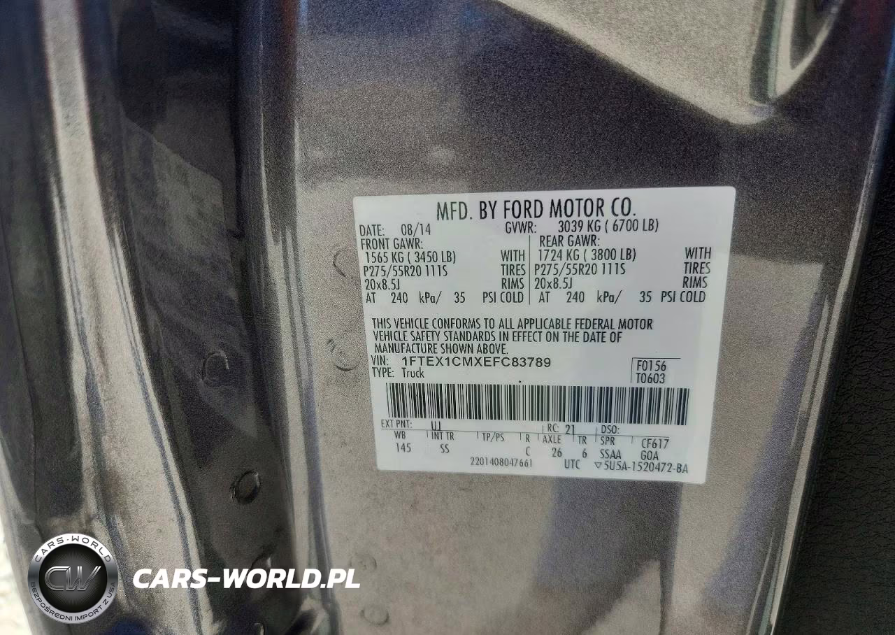 2014 Ford F150 Super Cab VIN:1FTEX1CMXEFC83789 - 12