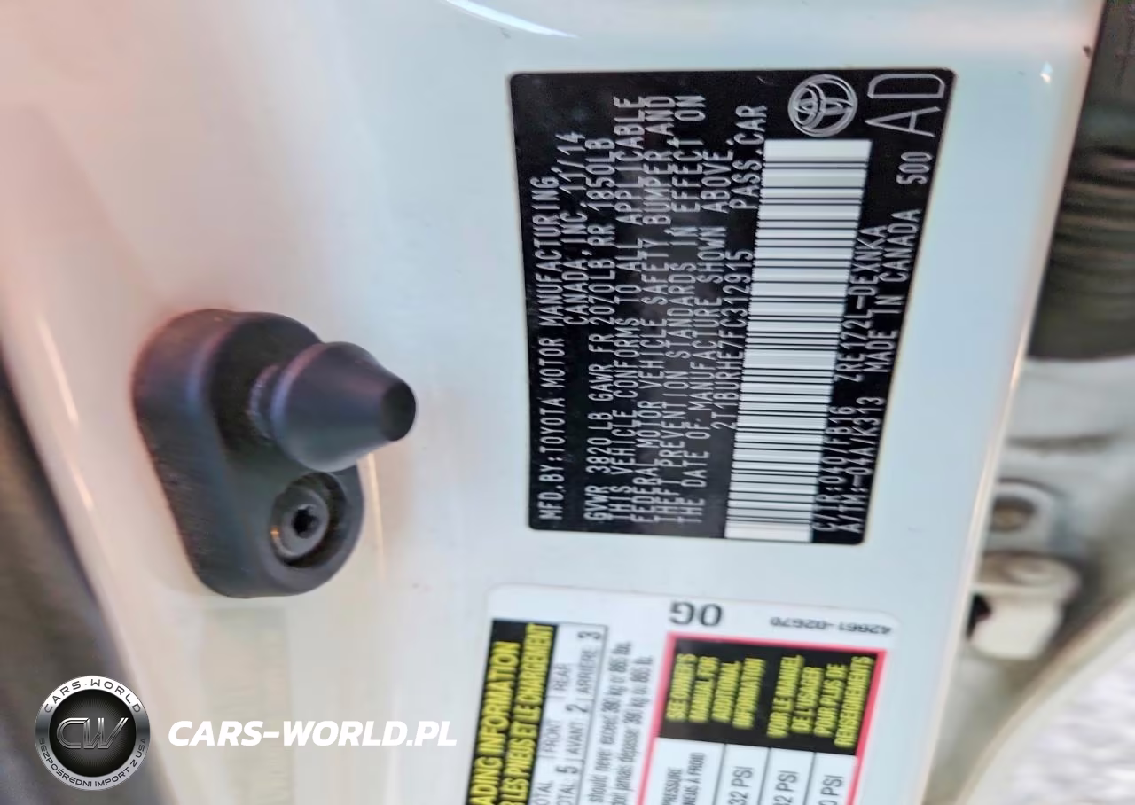 2015 Toyota Corolla Le Plus VIN:2T1BURHE7FC312915 - 13