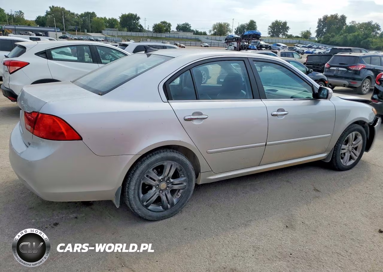 2009 Kia Optima Lx VIN:KNAGE228X95353549 - 3