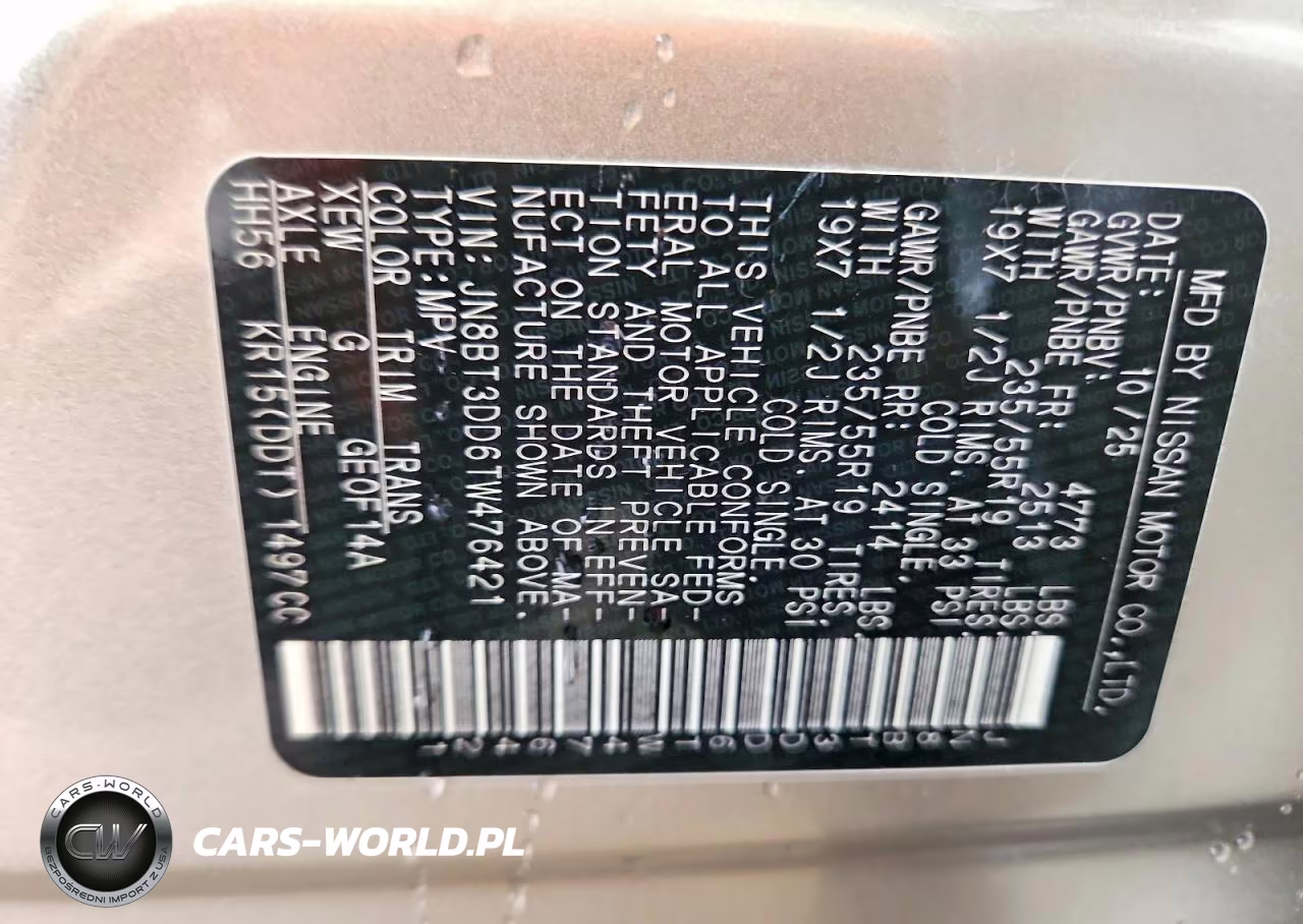 2026 Nissan Rogue Platinum VIN:JN8BT3DD6TW476421 - 13