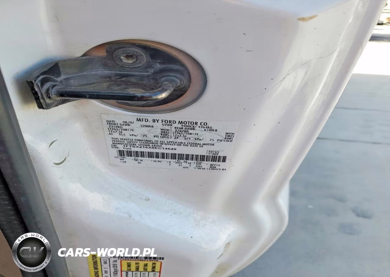2008 Ford F250 Super Duty VIN:1FTSX215X8EC14549 - 12