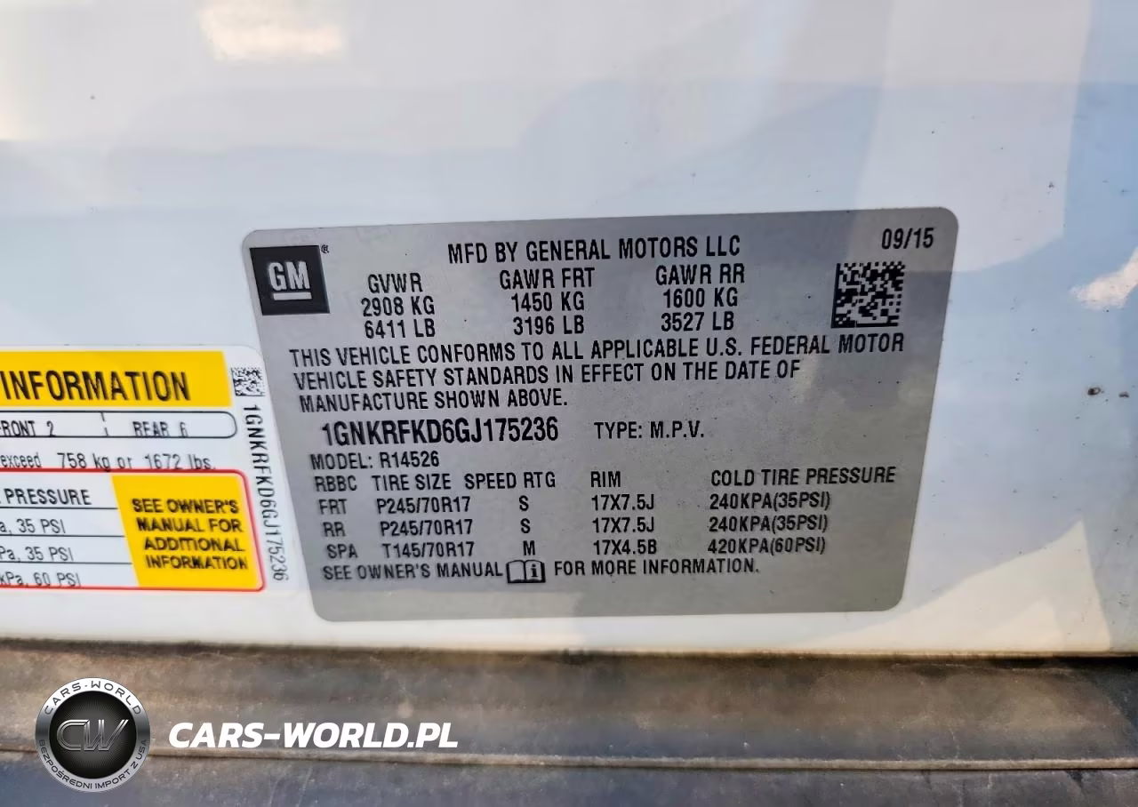 2016 Chevrolet Traverse Ls VIN:1GNKRFKD6GJ175236 - 13