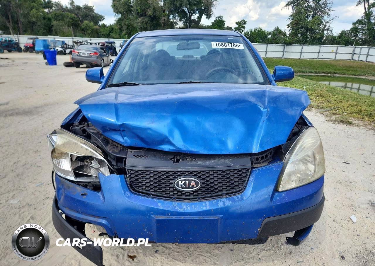 2009 Kia Rio Base VIN:KNADE223496531635 - 5