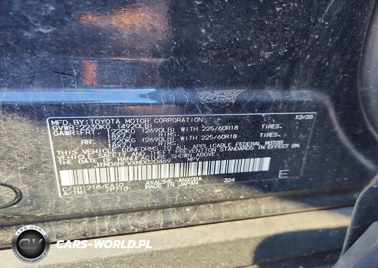 2021 Toyota Rav4 Limited VIN:JTMD6RFVXMD020469 - 14