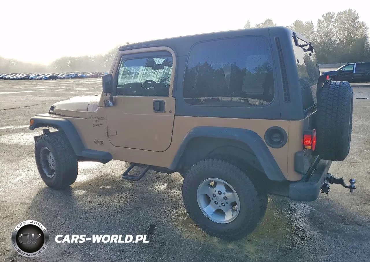 2000 Jeep Wrangler - Tj Sport VIN:1J4FA49S1YP713263 - 2