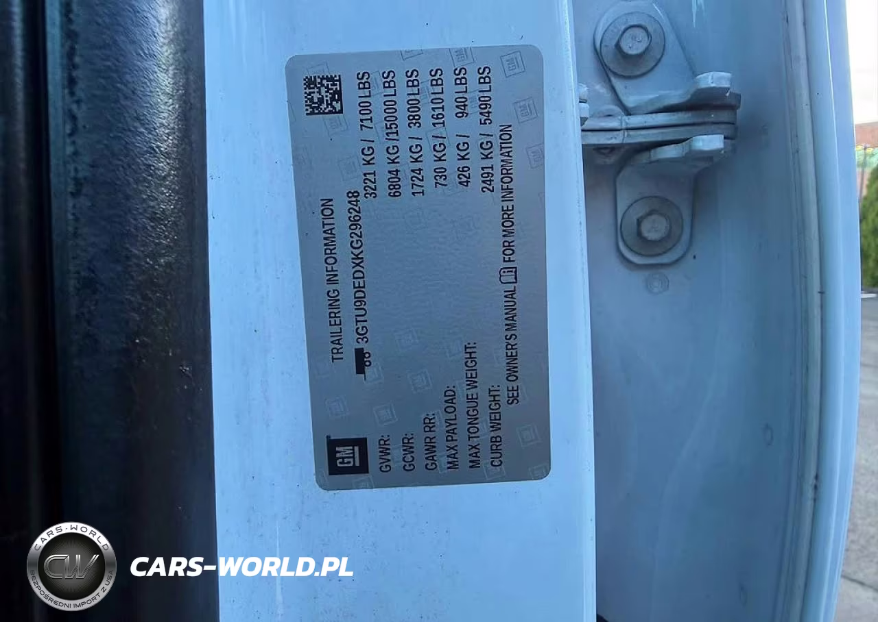 2019 GMC Sierra K1500 Slt VIN:3GTU9DEDXKG296248 - 14