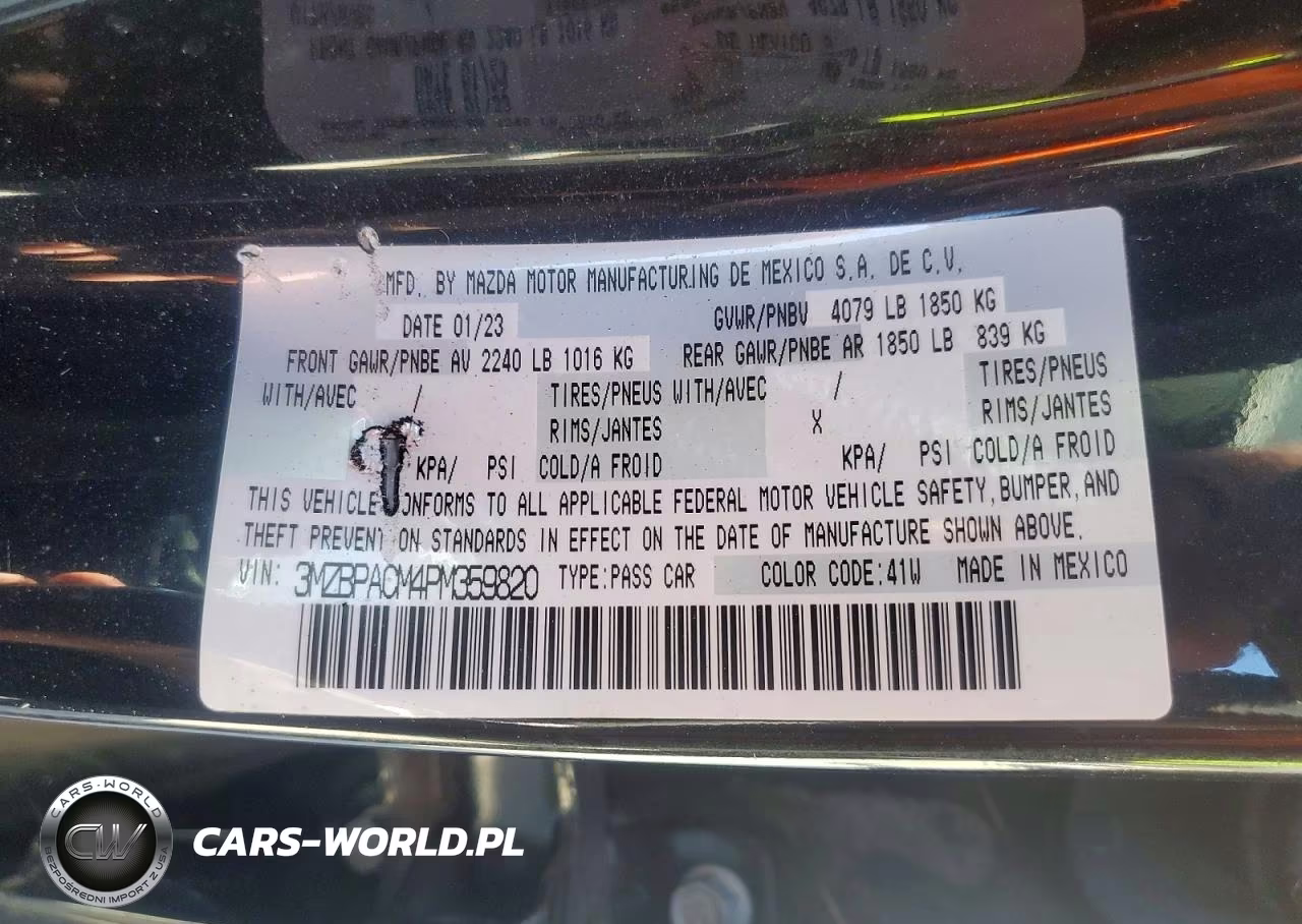 2023 Mazda 3 Preferred VIN:3MZBPACM4PM359820 - 12