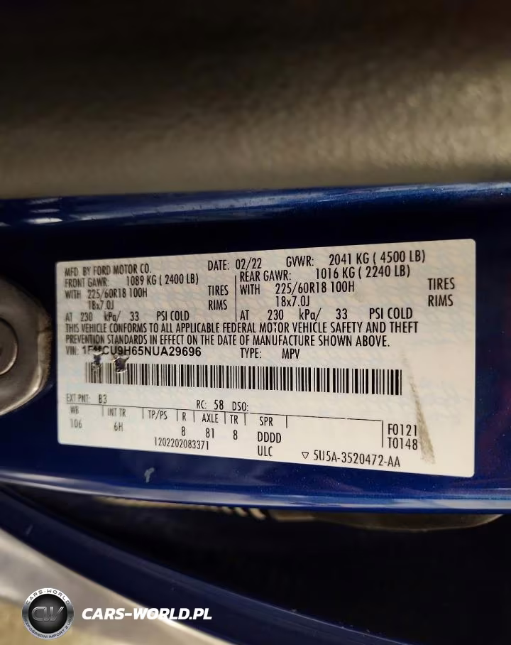 2022 Ford Escape Sel VIN:1FMCU9H65NUA29696 - 13