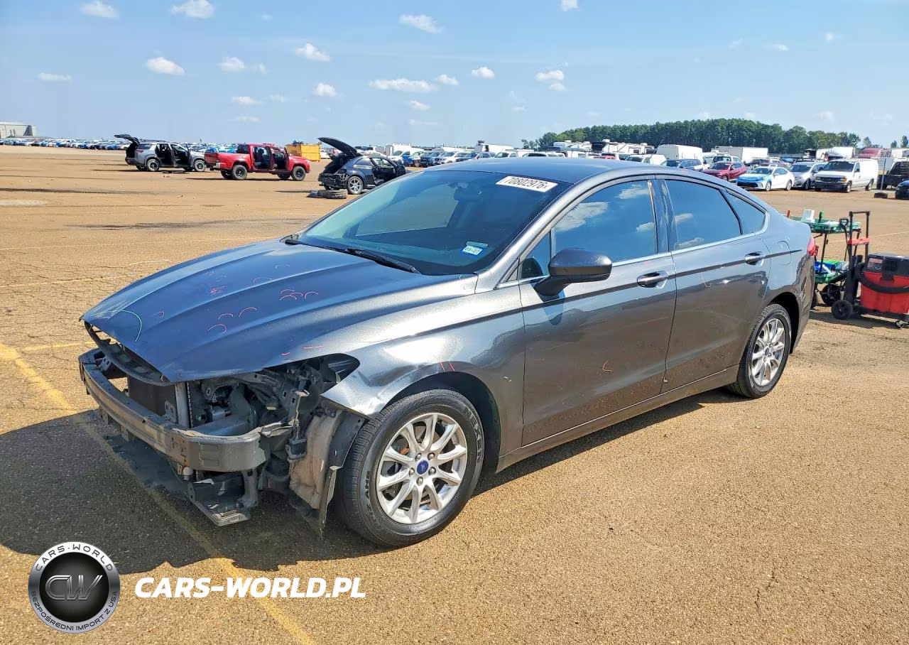 2017 Ford Fusion S VIN:3FA6P0G71HR274186 - 1