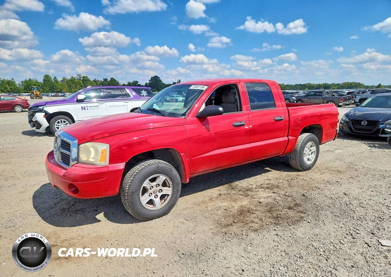 2007 Dodge Dakota Quad Slt VIN:1D7HE48K97S259088 - 1