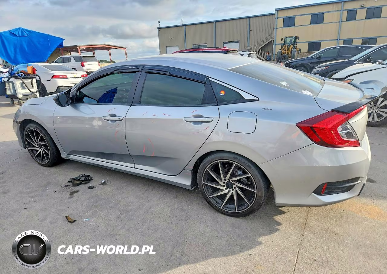 2019 Honda Civic Lx VIN:19XFC2F68KE006972 - 2