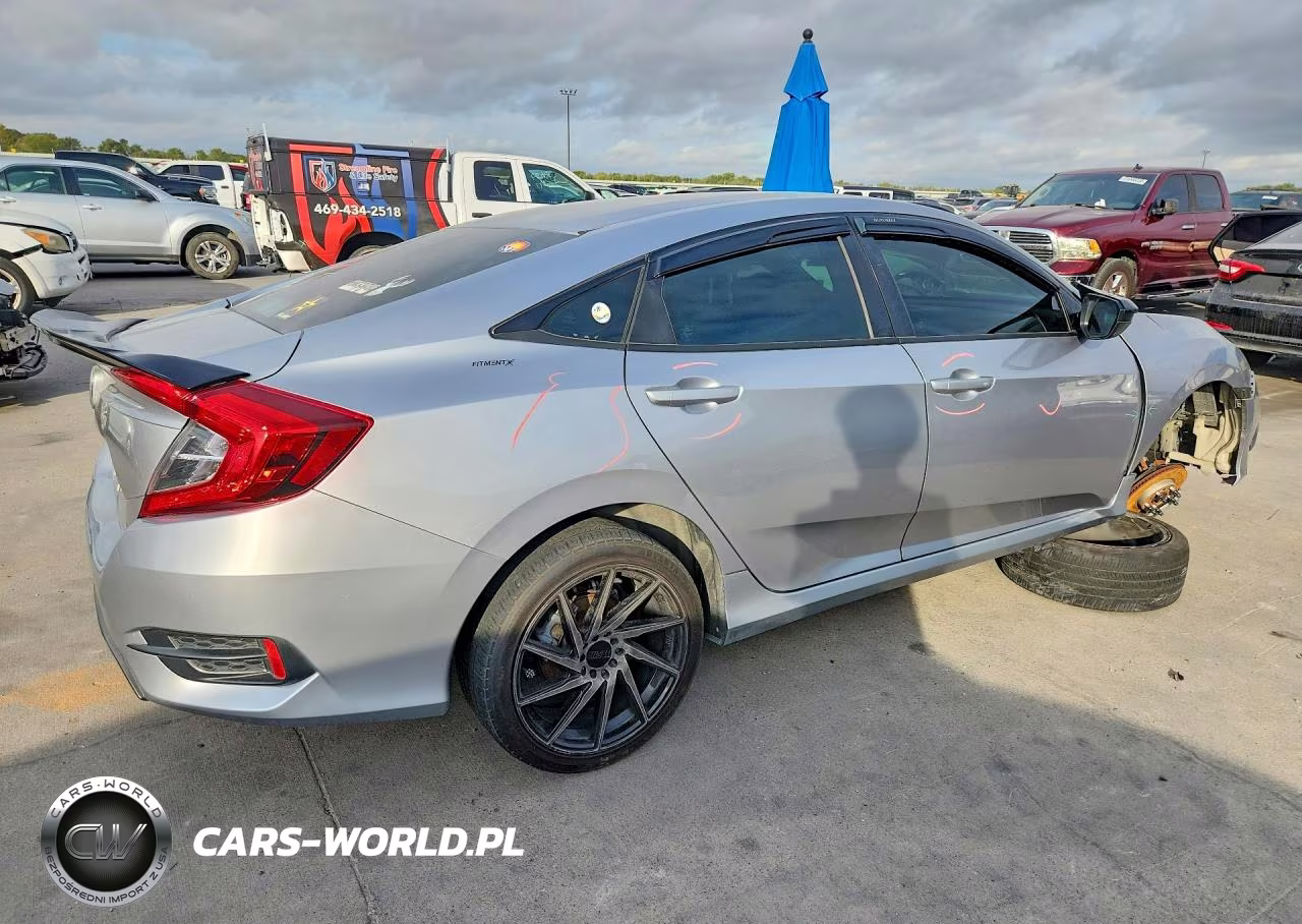 2019 Honda Civic Lx VIN:19XFC2F68KE006972 - 3