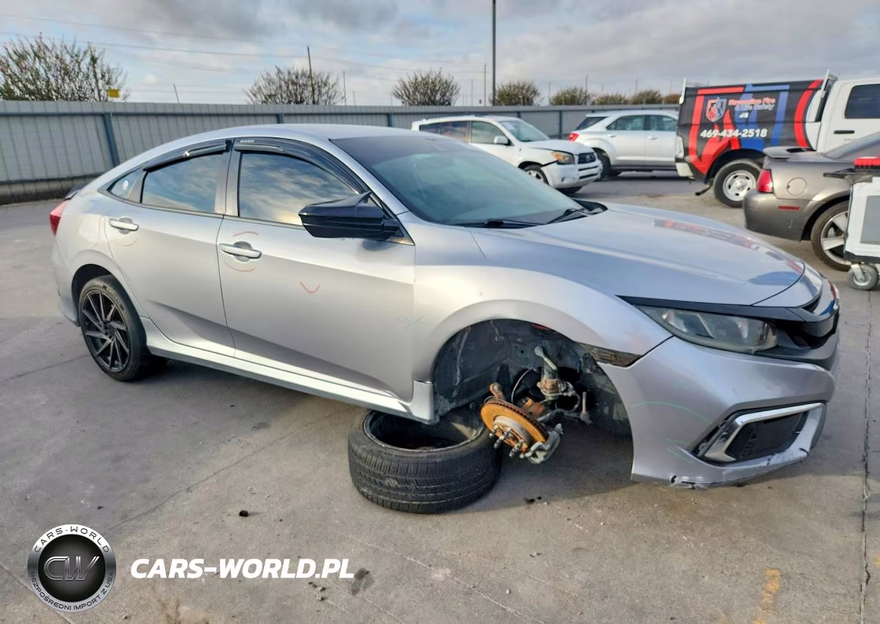 2019 Honda Civic Lx VIN:19XFC2F68KE006972 - 4