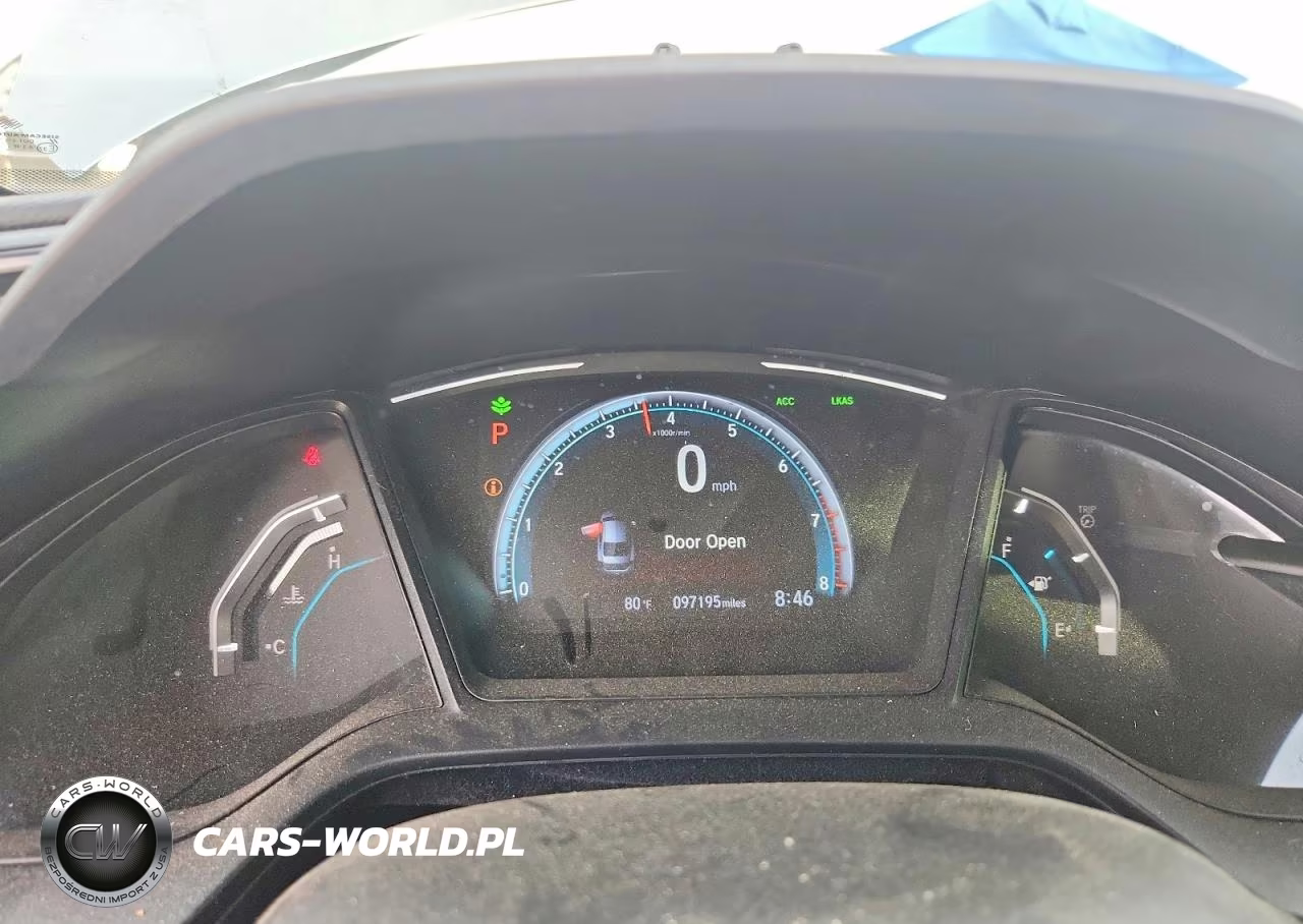 2019 Honda Civic Lx VIN:19XFC2F68KE006972 - 9