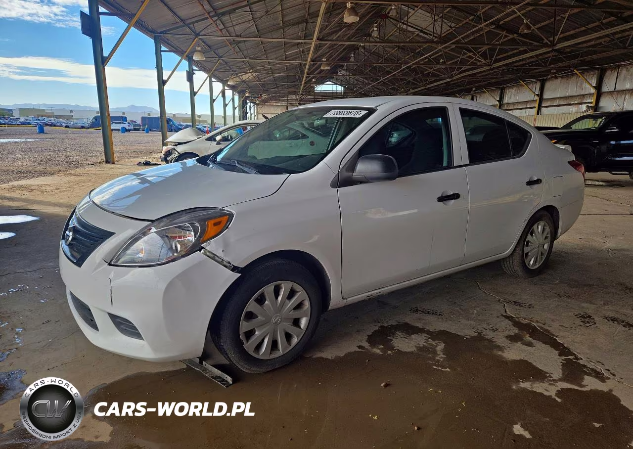 2014 Nissan Versa 1.6 S Plus VIN:3N1CN7AP8EL843704 - 1