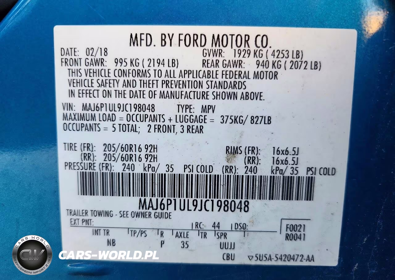 2018 Ford Ecosport Se VIN:MAJ6P1UL9JC198048 - 13