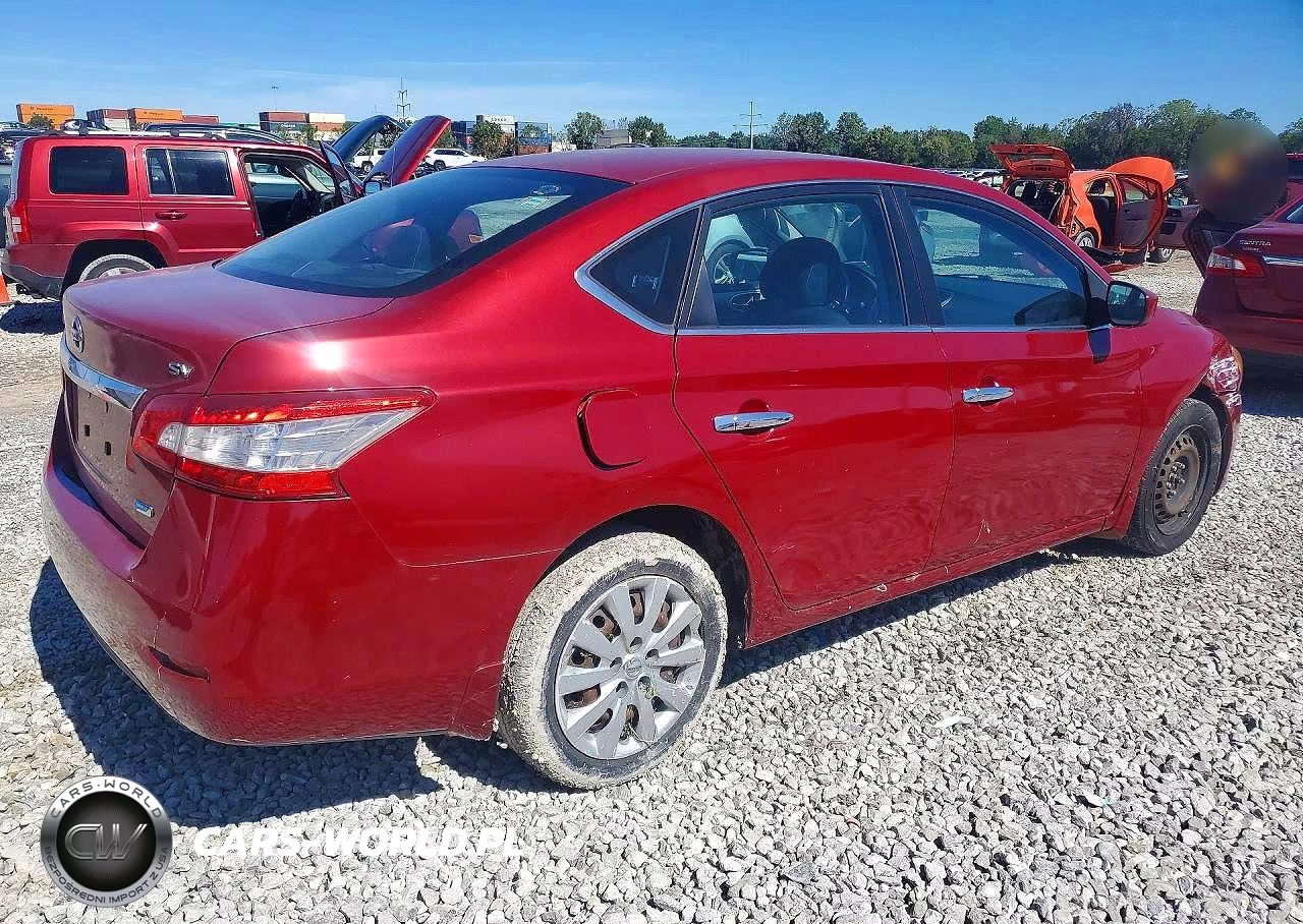 2014 Nissan Sentra Sv VIN:3N1AB7AP7EL676218 - 3