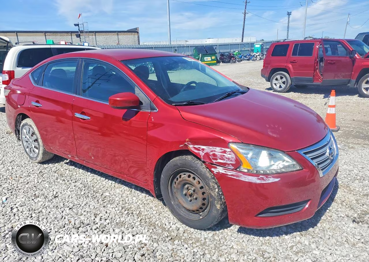 2014 Nissan Sentra Sv VIN:3N1AB7AP7EL676218 - 4